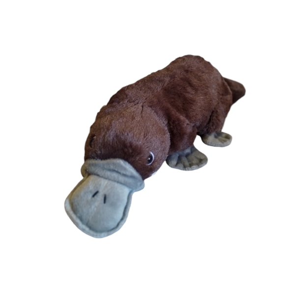 Wild Republic Brown Duck Billed Platypus Plush - 17.5 inches - Picture 1 of 13